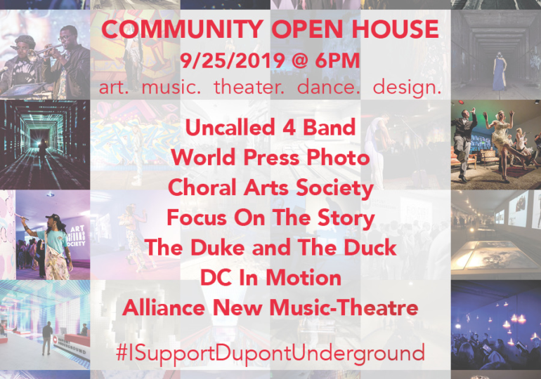Dupont Underground Community Open House is This Week