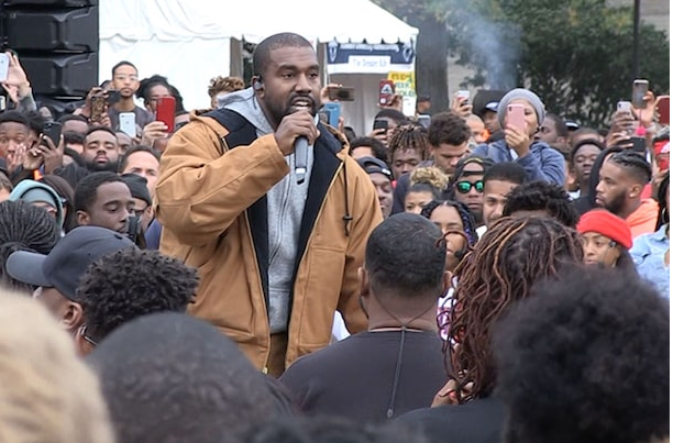 Kanye West Brings Sunday Service to Howard University