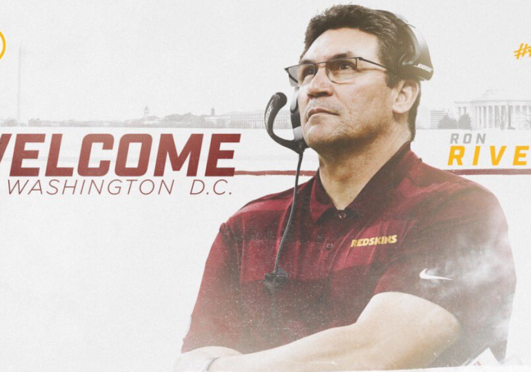 The Redskins Have Unveiled Ron Rivera As Their New Coach