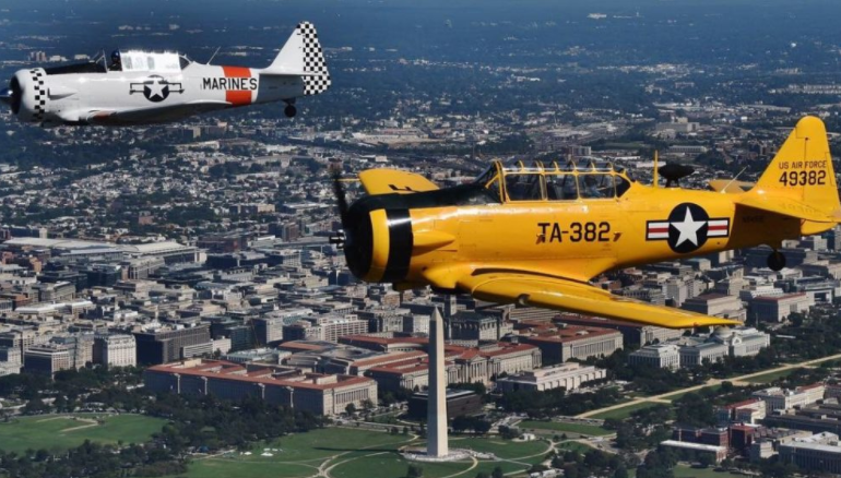 Dozens of World-War II Planes To Fly Over DC This Friday