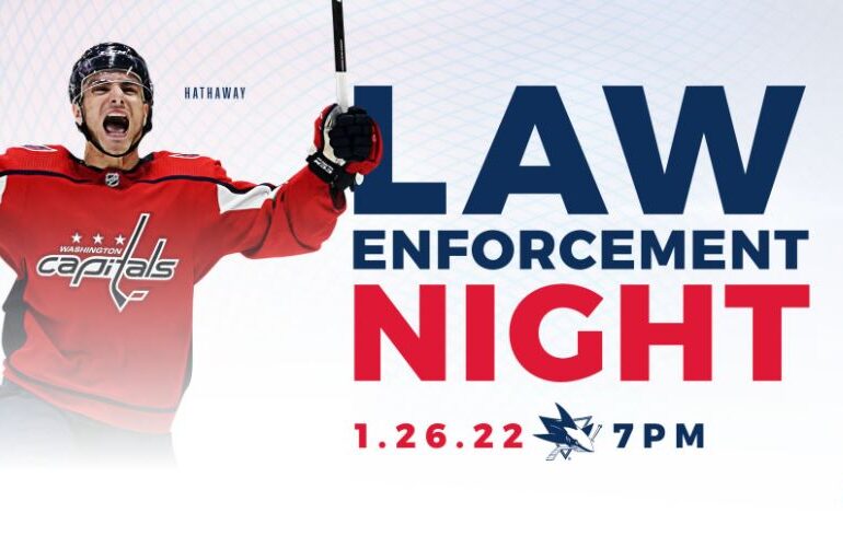The Caps Are Offering Discounted Tickets To The Law Enforcement Community