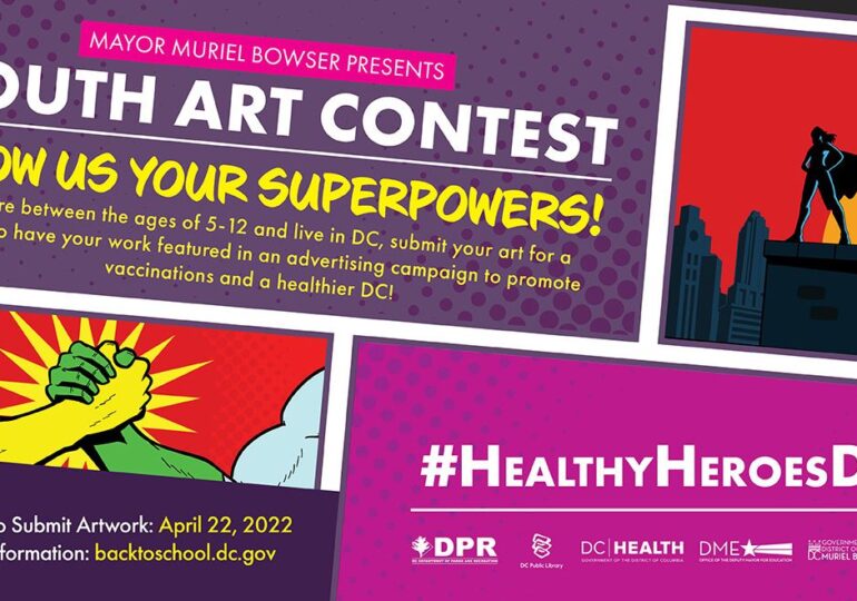 DC Health Has Launched Healthy Heroes Youth Art Contest