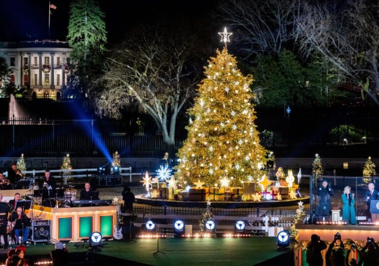 LL Cool J And Shania Twain Joined President Biden To Light The National Christmas Tree